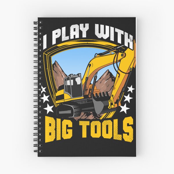 Item preview, Excavator I Play With Big Tools designed and sold by woormle.