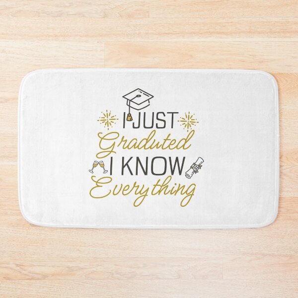 Item preview, I just graduate I know everything classic t-shirt,  designed and sold by Artezia.