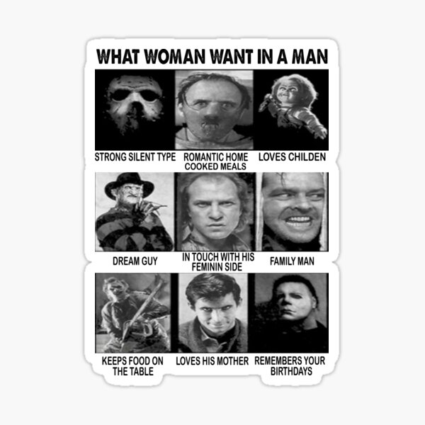 funny-killer-chart-what-women-want-in-the-man-t-shirt-sticker-for-sale-by-bahngaliana-redbubble