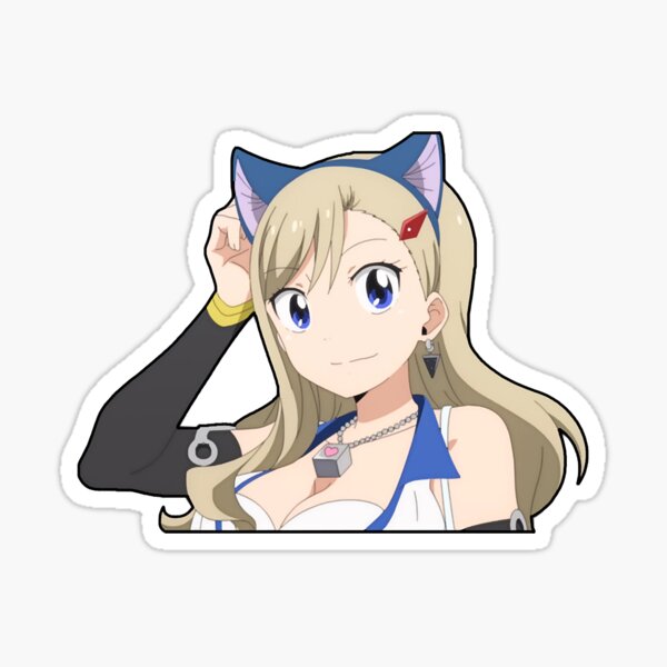 Edens Zero Cute Rebecca Happy and Shiki  Sticker for Sale by