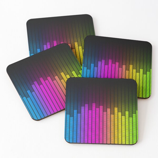Item preview, Equalizer Rainbow Music Lover Sound Engineer Audio Pattern designed and sold by GrandeDuc.
