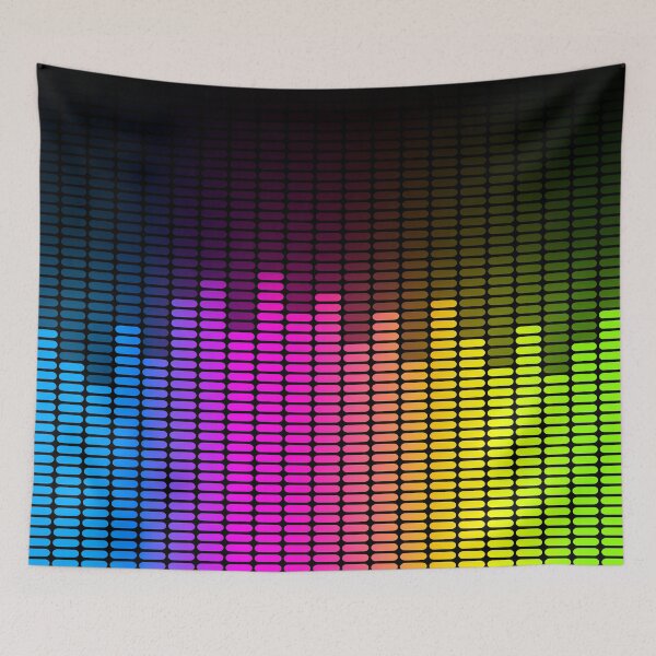 Item preview, Equalizer Rainbow Music Lover Sound Engineer Audio Pattern designed and sold by GrandeDuc.