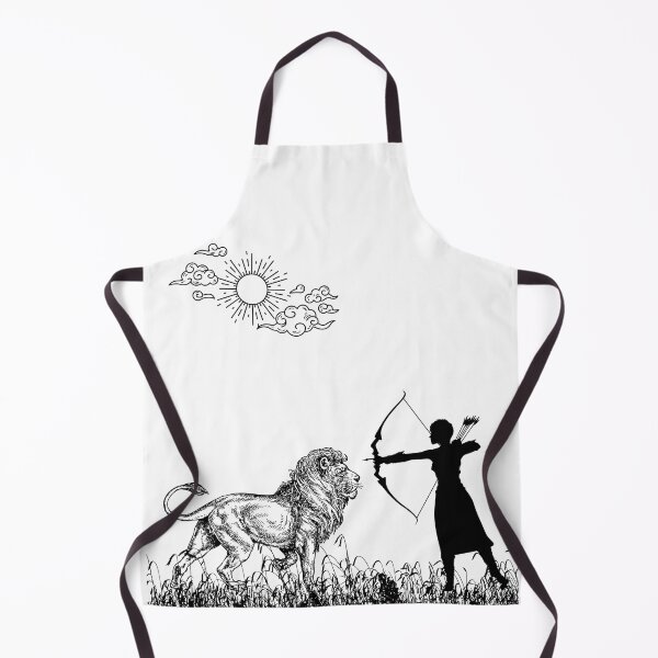 Item preview, lion vs girl hunter designed and sold by APURU.