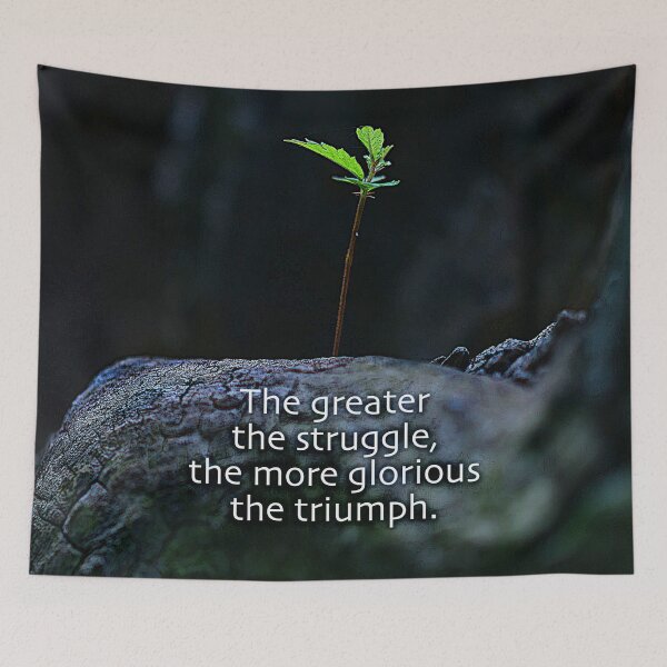 Item preview, The Greater The Struggle designed and sold by Emilyromrell.