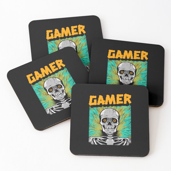 Item preview, Gamer with Horror Comic Skull designed and sold by PRIVARSHU.