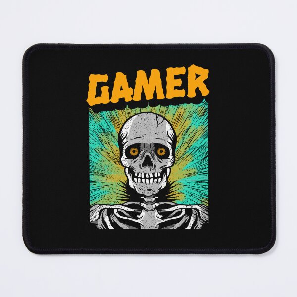Item preview, Gamer with Horror Comic Skull designed and sold by PRIVARSHU.