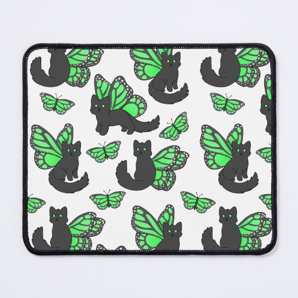 Item preview, Green Butterfly Cat designed and sold by BiscuitSnack.