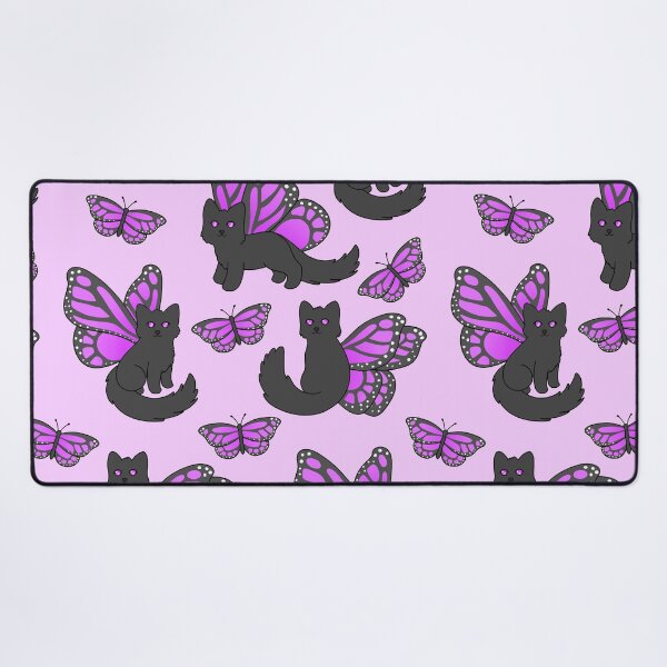 Item preview, Purple Butterfly Cat designed and sold by BiscuitSnack.