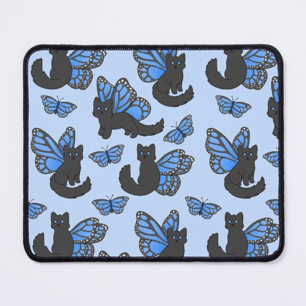 Item preview, Blue Butterfly Cat designed and sold by BiscuitSnack.