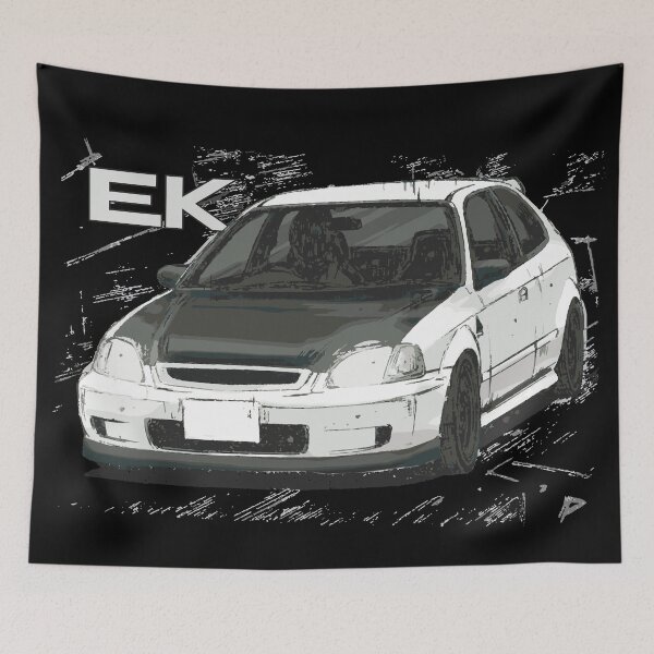 Item preview, Initial D Anime Classic JDM Spoon EK Hatch designed and sold by cowtownCOWBOY.