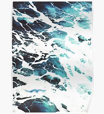 Landscape Blue water Poster