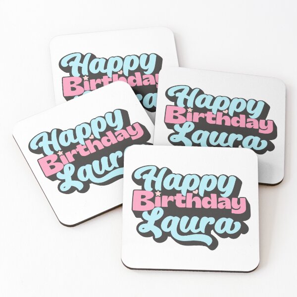 Item preview, Happy Birthday Laura, Gift for Laura, Custom Gift Laura, Personalized Gift Laura, Laura Gift, Birthday Gift designed and sold by NameArtStore.