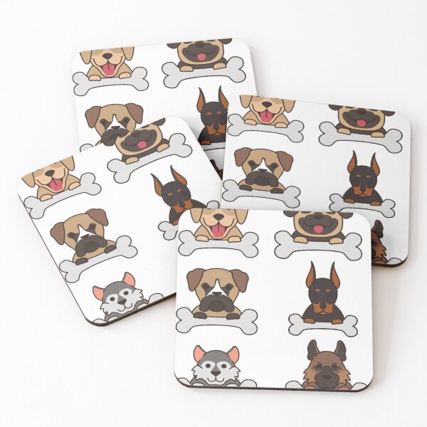 Item preview, German Shepherd, Golden Retrievers, Bull Dogs, Bernese Dogs Sticker Packs designed and sold by chetan786.