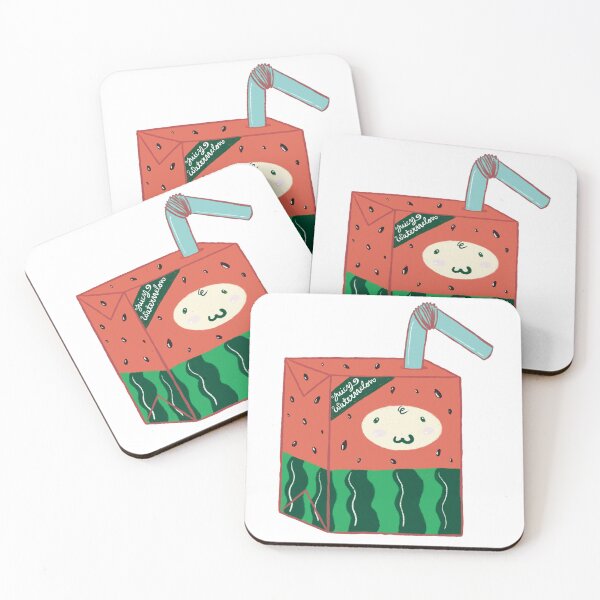 Item preview, Watermelon juice box with straw designed and sold by Whimsical Wenli.
