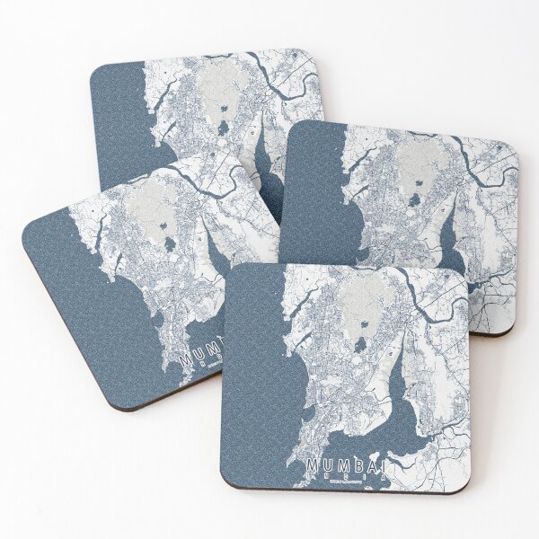 Item preview, Mumbai City Map of India - Coastal designed and sold by deMAP.