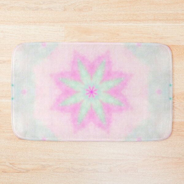 Item preview, Floral Pink Blue Abstract GeoCentric Pattern designed and sold by GoeCentric.