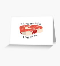 Rare Friendship Greeting Card