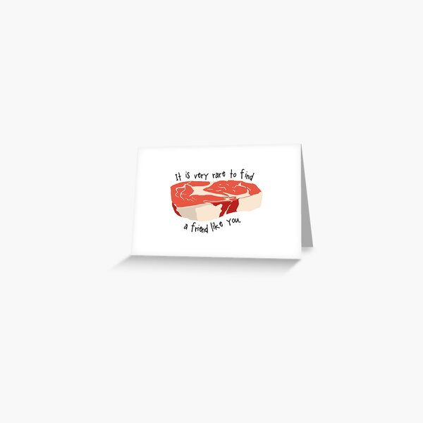 Rare Friendship Greeting Card