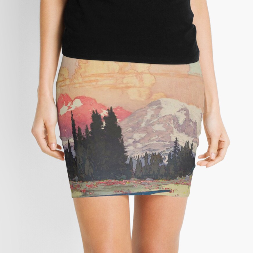 Storms over Keiisino Mini Skirt