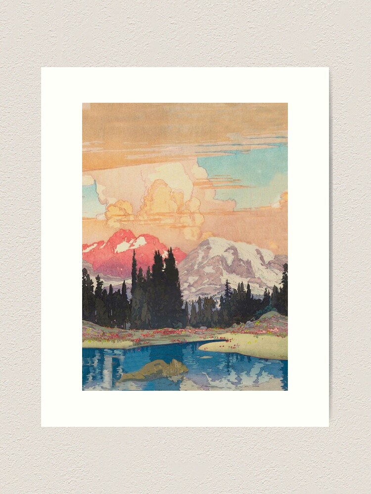 Thumbnail 2 of 3, Art Print, Storms over Keiisino - Nature Landscape designed and sold by Kijiermono.