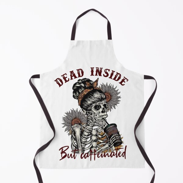 Item preview, Cute Mom Skeleton Drinking Coffee dead inside but caffeinated designed and sold by Coffee-prince.