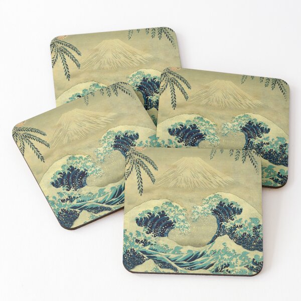 Item preview, The Great Blue Embrace at Yama - Nature Landscape designed and sold by Kijiermono.