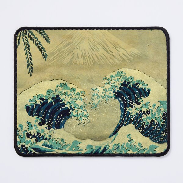 Item preview, The Great Blue Embrace at Yama - Nature Landscape designed and sold by Kijiermono.