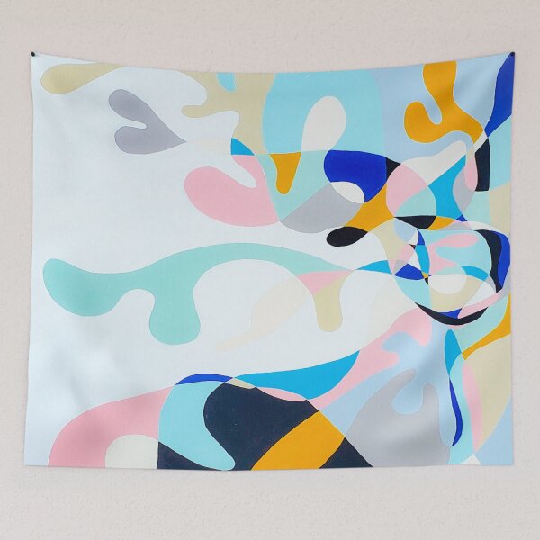 Item preview, Abstract Ocean Salty Kisses designed and sold by fujinoart.