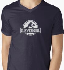 Clever Girl Men's V-Neck T-Shirt