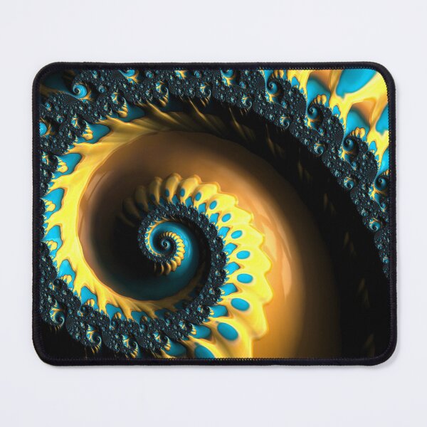 Item preview, Glowing Teal Spiral designed and sold by Elisabeth Lucas.