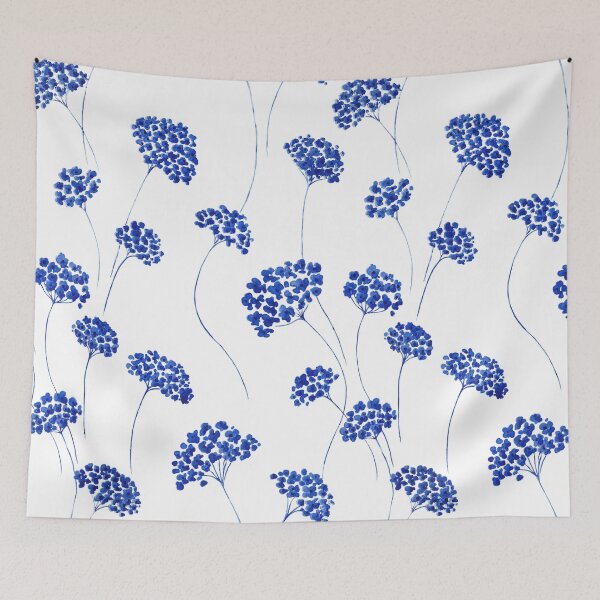 Item preview, Blue Twigs With Small Flowers  designed and sold by IrinaIkar.