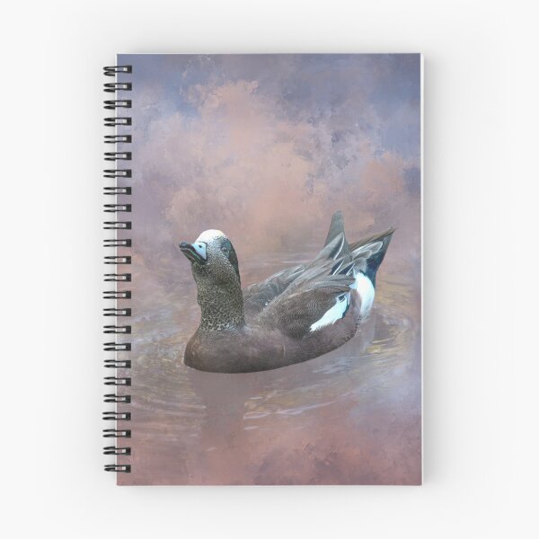 Item preview, Swimming American Wigeon One designed and sold by Elisabeth Lucas.