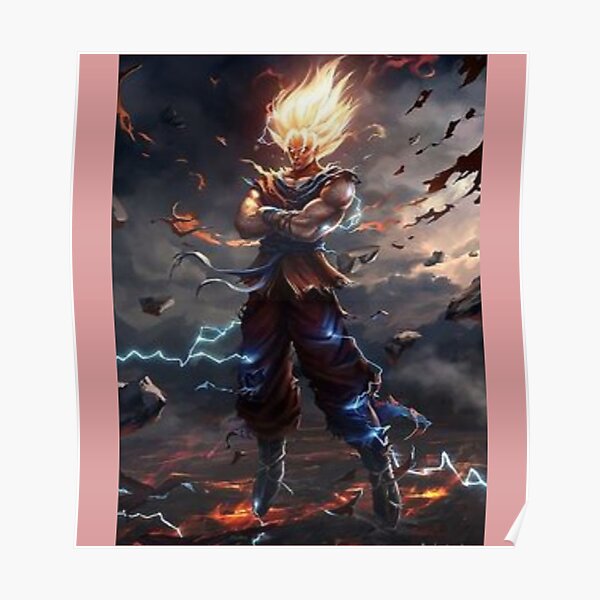 Athahdesigns Anime dragonballdragonballzsongokusupersaiyanWallpaper  Paper Print  Animation  Cartoons posters in India  Buy art film  design movie music nature and educational paintingswallpapers at  Flipkartcom