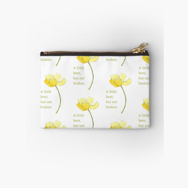 Item preview, Bent not Broken Watercolor Yellow Flower designed and sold by hopescoliosis.