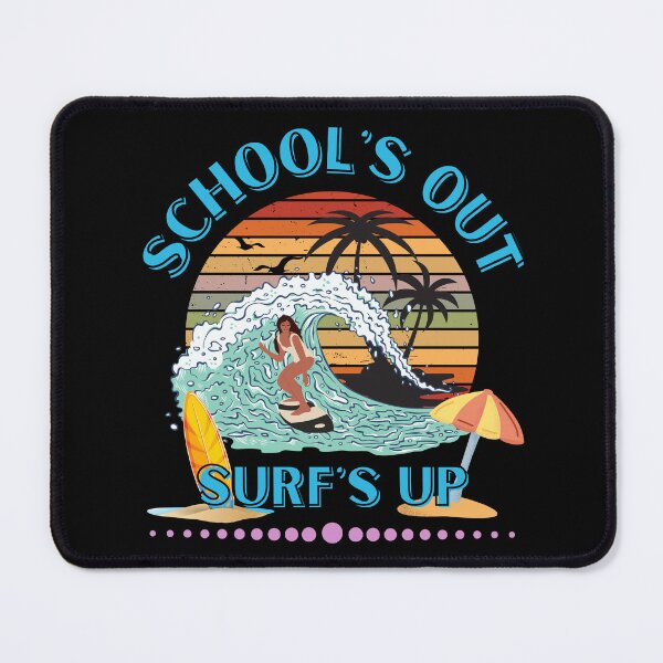 Item preview, School's out Surf's up. Beach surf design for women by dsrdirect designed and sold by dsrdirect.