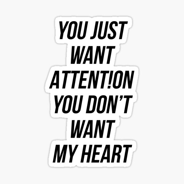 Attention [Lyrics] - Charlie Puth