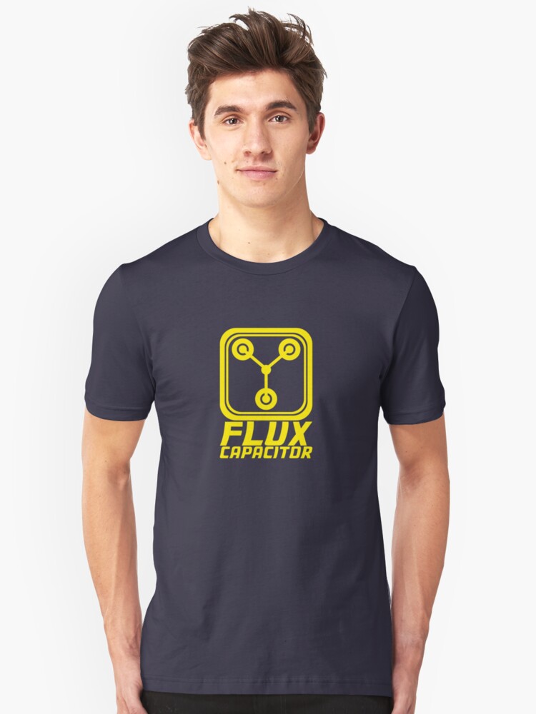 Alternate view of Flux Capacitor - Back to the Future Slim Fit T-Shirt