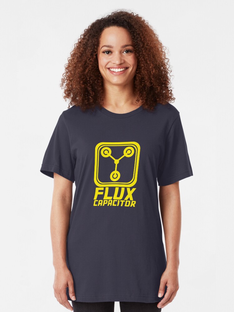 Alternate view of Flux Capacitor - Back to the Future Slim Fit T-Shirt