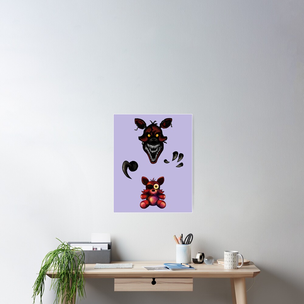 Five Nights At Freddy S Fnaf 4 Nightmare Foxy Plush 60 Mens, Trending Now  Art Print for Sale by ZAVDBFK