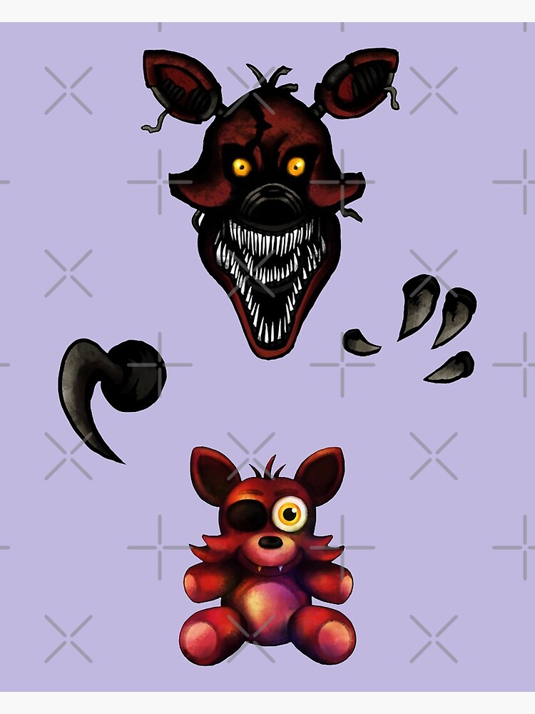 Five Nights at Freddy's - FNAF 4 - Nightmare Foxy Poster for Sale