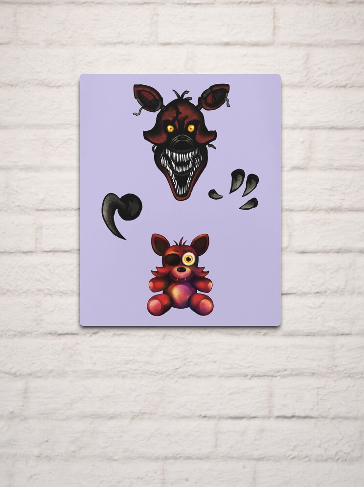 FNAF 4 Nightmare Animatronics | Metal Print