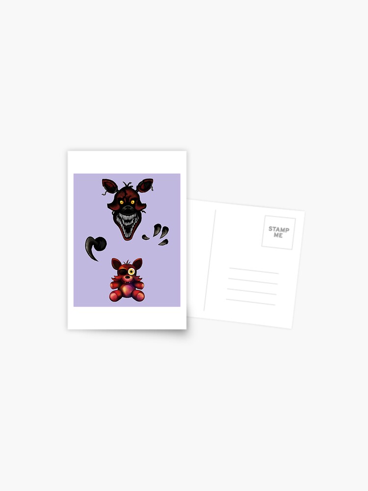 Five Nights at Freddy's - Fnaf 4 - Nightmare Foxy Postcard for Sale by  Kaiserin