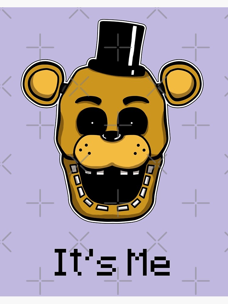 Freddy fnaf vintage art | Sticker