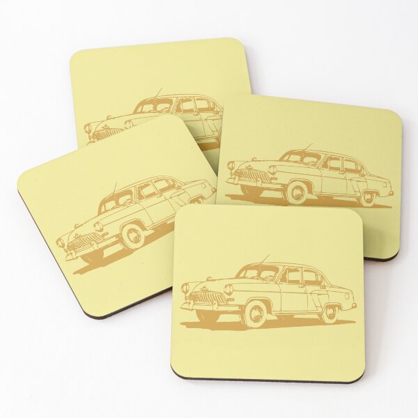 Item preview, Retro car GAZ Volga  color art designed and sold by artdragongift 15.