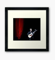 on stage Framed Print