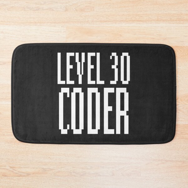 Item preview, Level 30 Coder text designed and sold by Code  Monkeys.