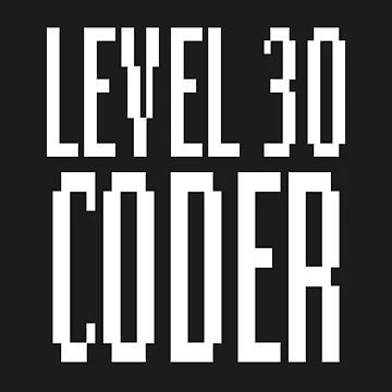 Artwork thumbnail, Level 30 Coder text by Code Monkeys