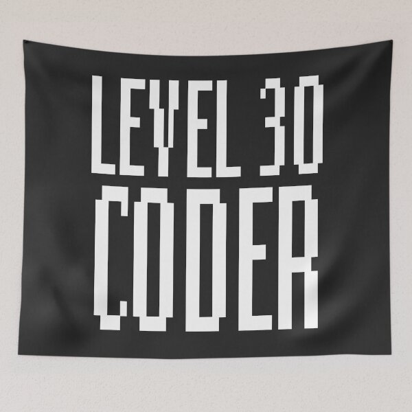 Item preview, Level 30 Coder text designed and sold by Code  Monkeys.