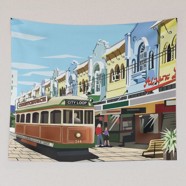 Item preview, New Regent Street, Christchurch designed and sold by Art by Ira.