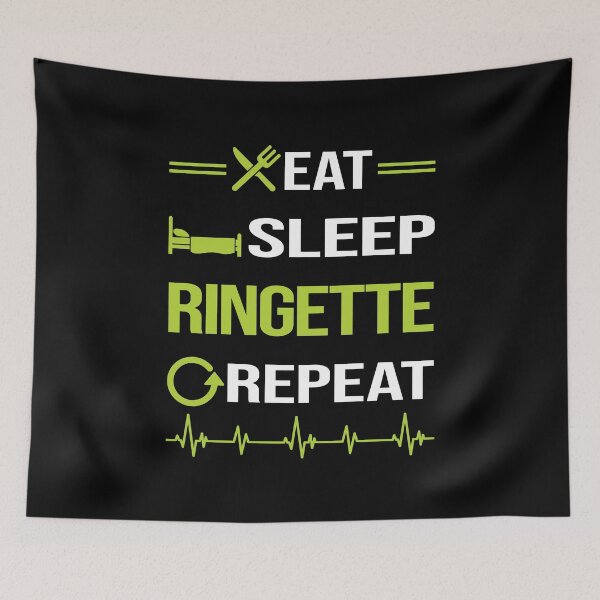 Item preview, Divertido comer dormir repetir Ringette designed and sold by HappyTshirt1239.